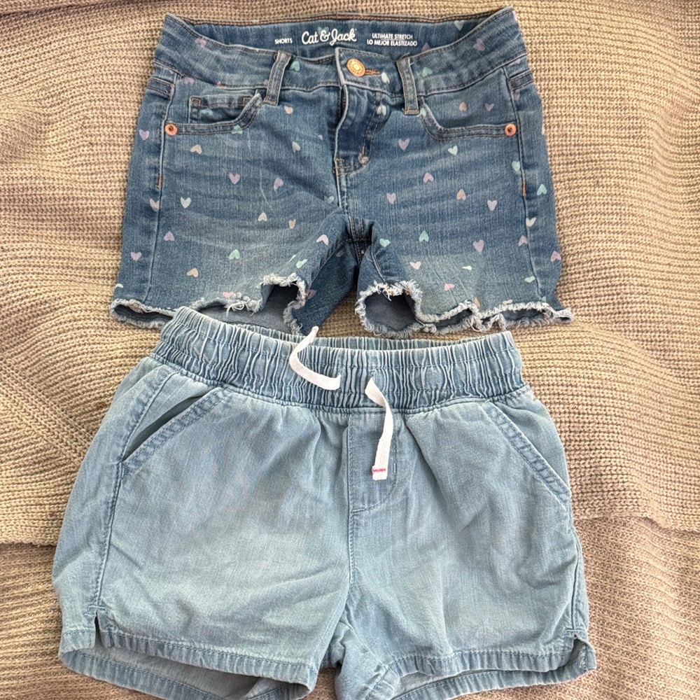 Cat & Jack Kids' Denim Shorts Set